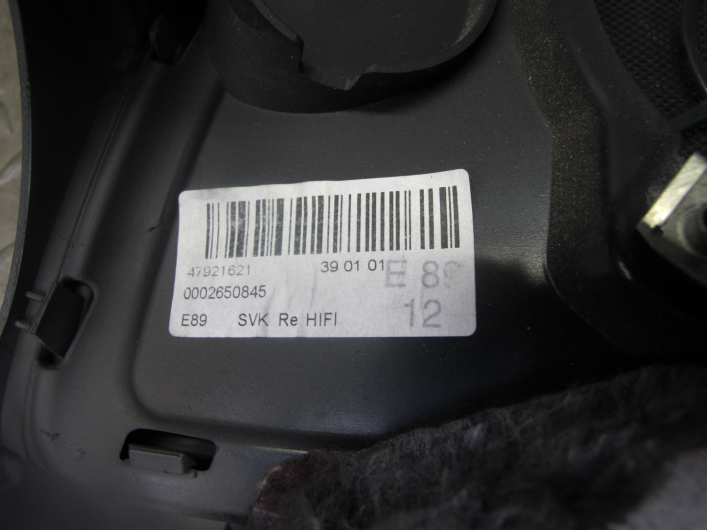 09-16 BMW E89 Z4 Set of 2 Rear Left & Right Speaker Grille Trim Cover OEM