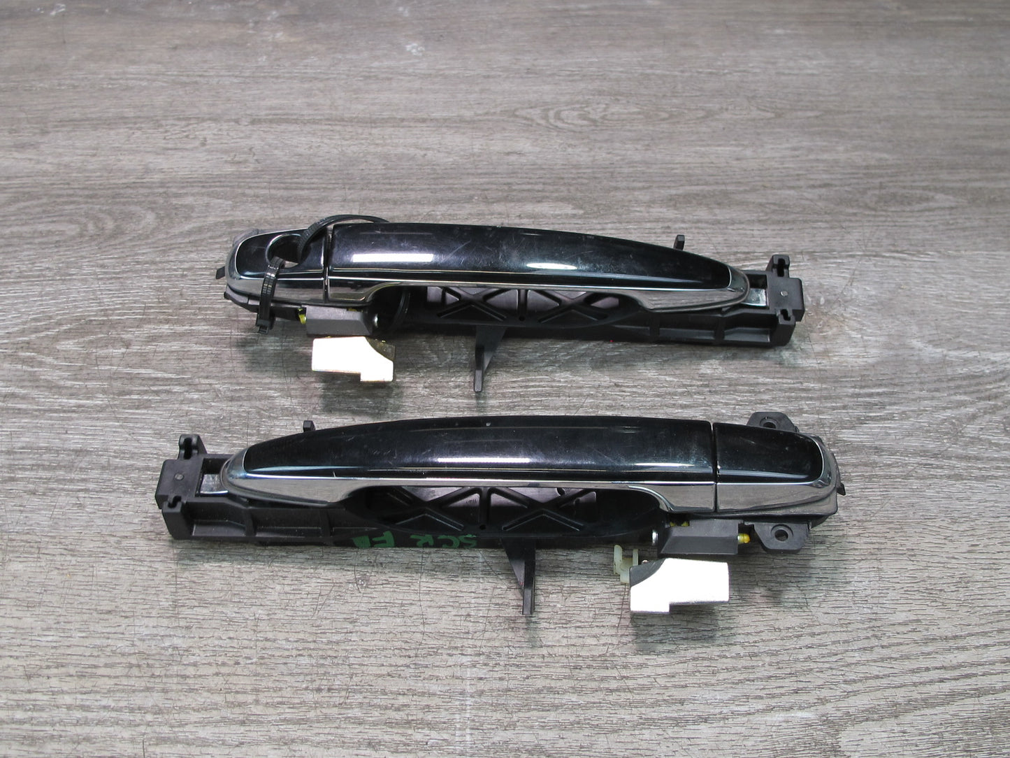02-10 Lexus Z40 SC430 Set of 2 Left & Right Door Exterior Handle Black OEM