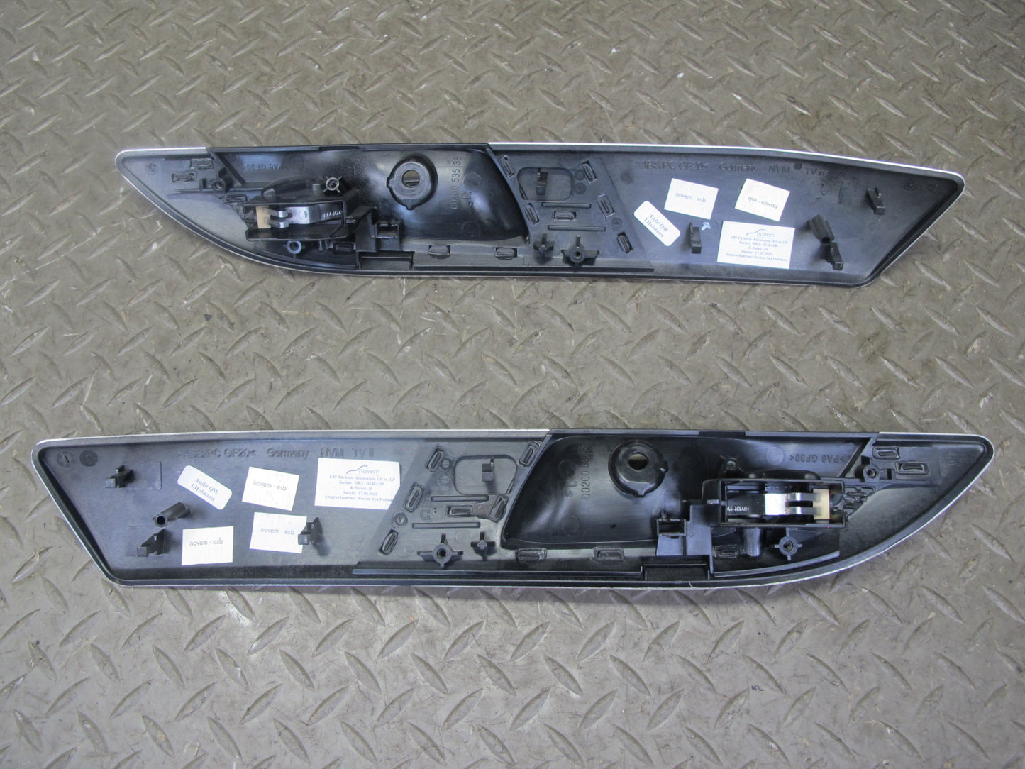 11-16 BMW E89 Z4 Dash Door Console Trim Bezel Panel Brushed Aluminium Set OEM