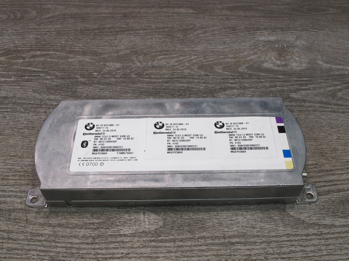 09-16 BMW E89 Z4 Bluetooth Communication Control Module 9231088 OEM