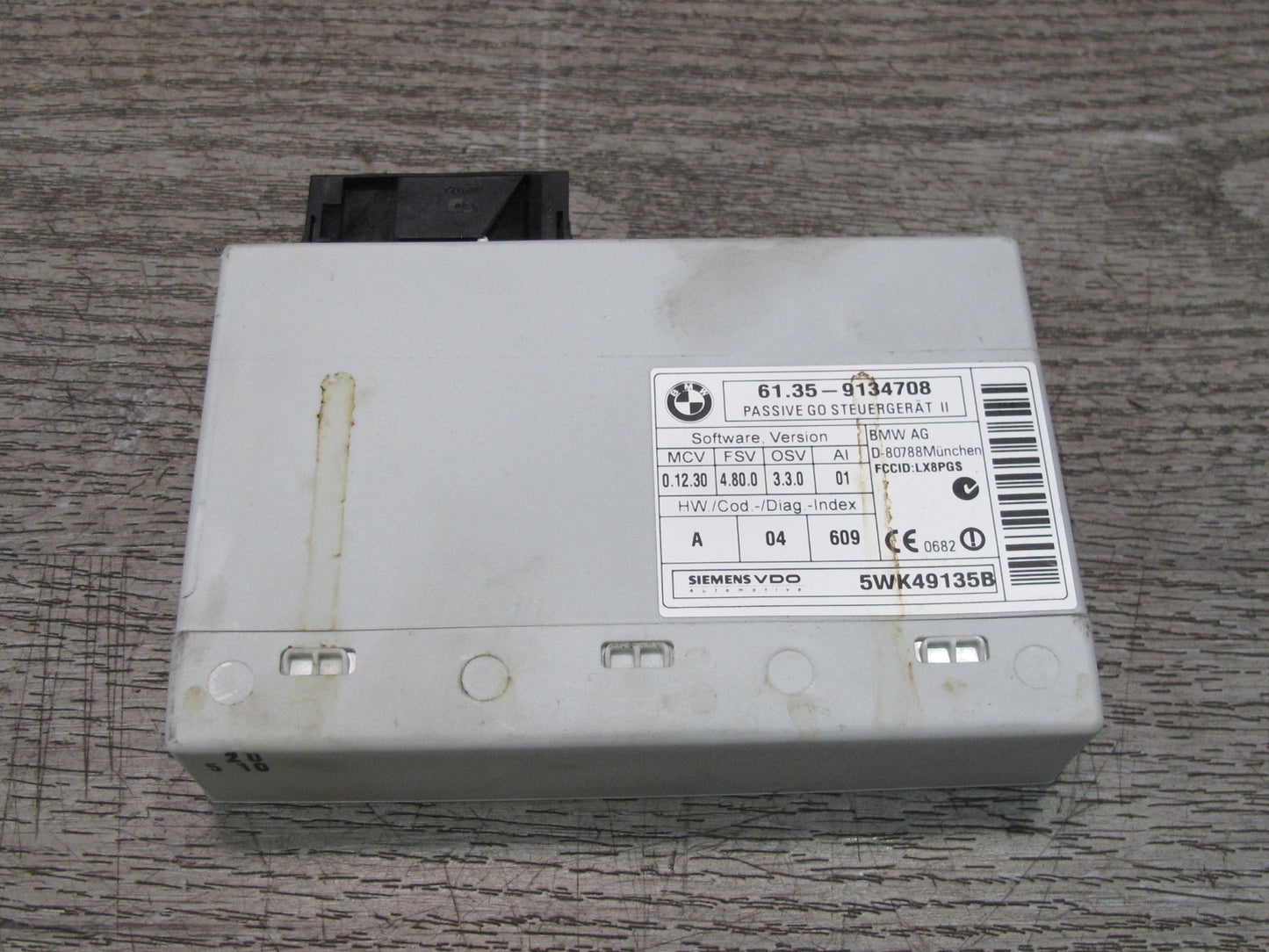 09-16 BMW E89 Z4 Keyless Entry Passive GO Control Module 9134708 OEM