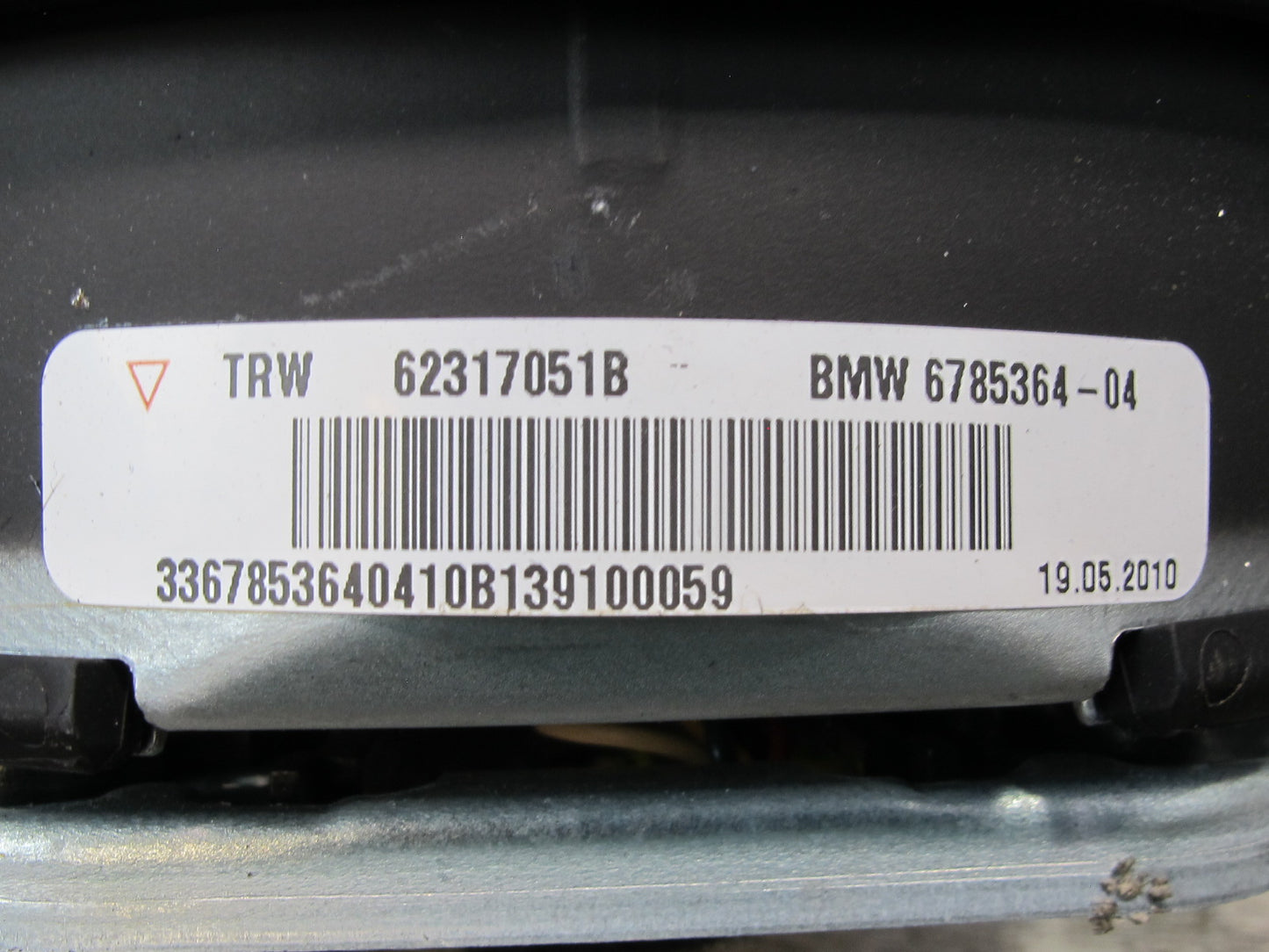 09-16 BMW Z4 E89 ROADSTER FRONT LEFT DRIVER SIDE STEERING WHEEL SRS AIRBAG OEM