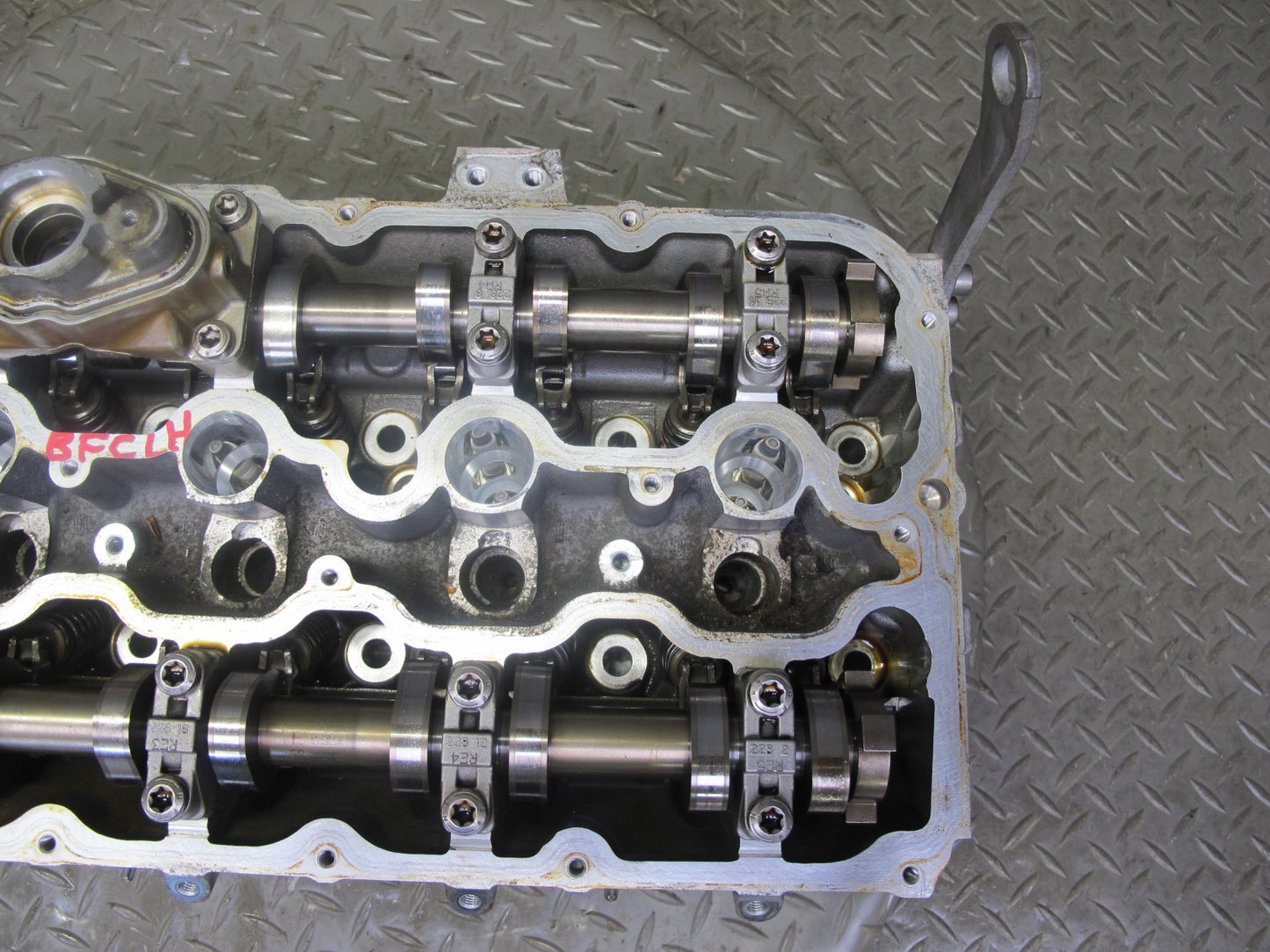 11-13 BMW F10 550i N63 Engine Motor Left Cylinder Head w Camshafts 103K OEM
