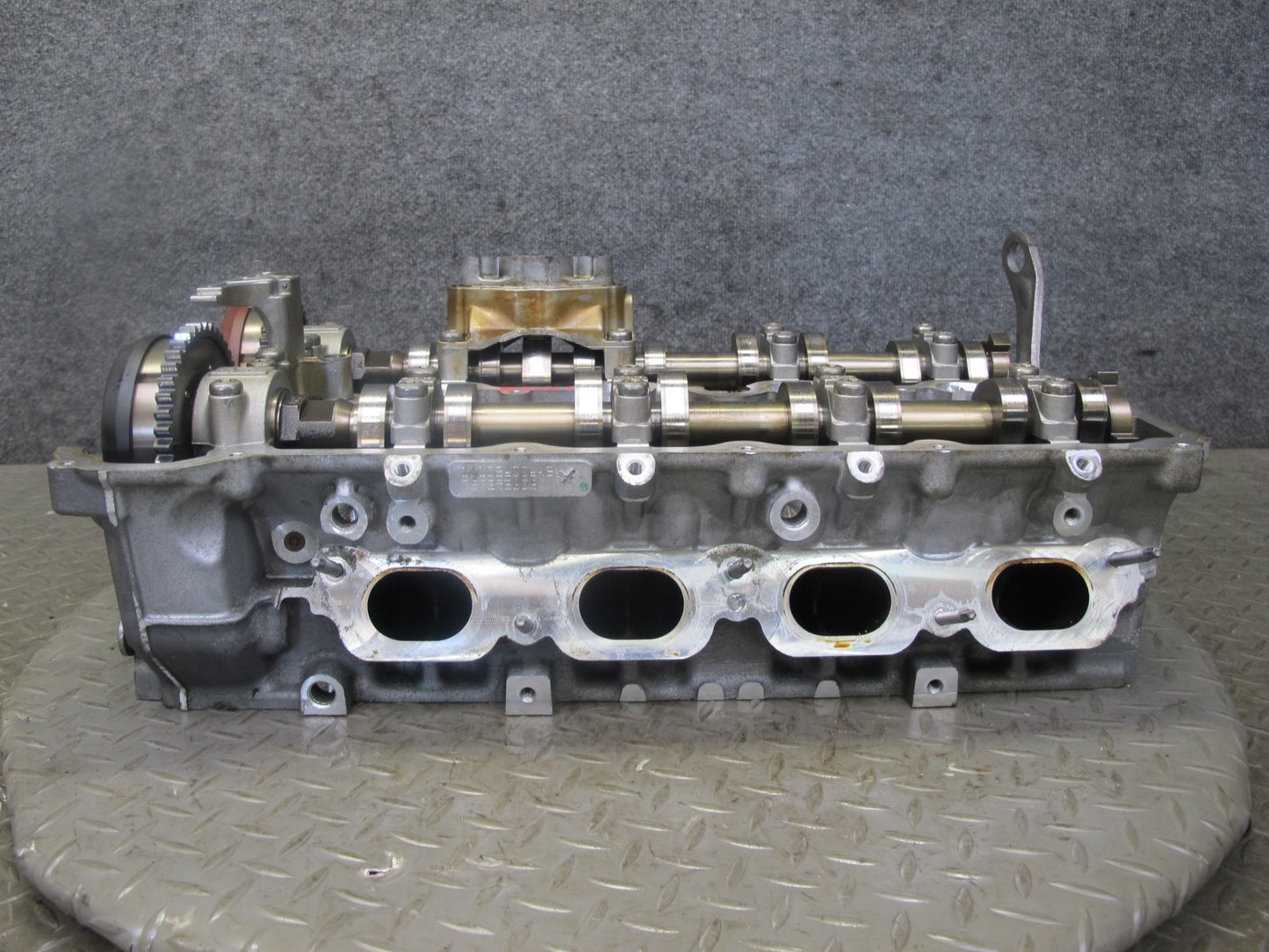 11-13 BMW F10 550i N63 Engine Motor Left Cylinder Head w Camshafts 103K OEM