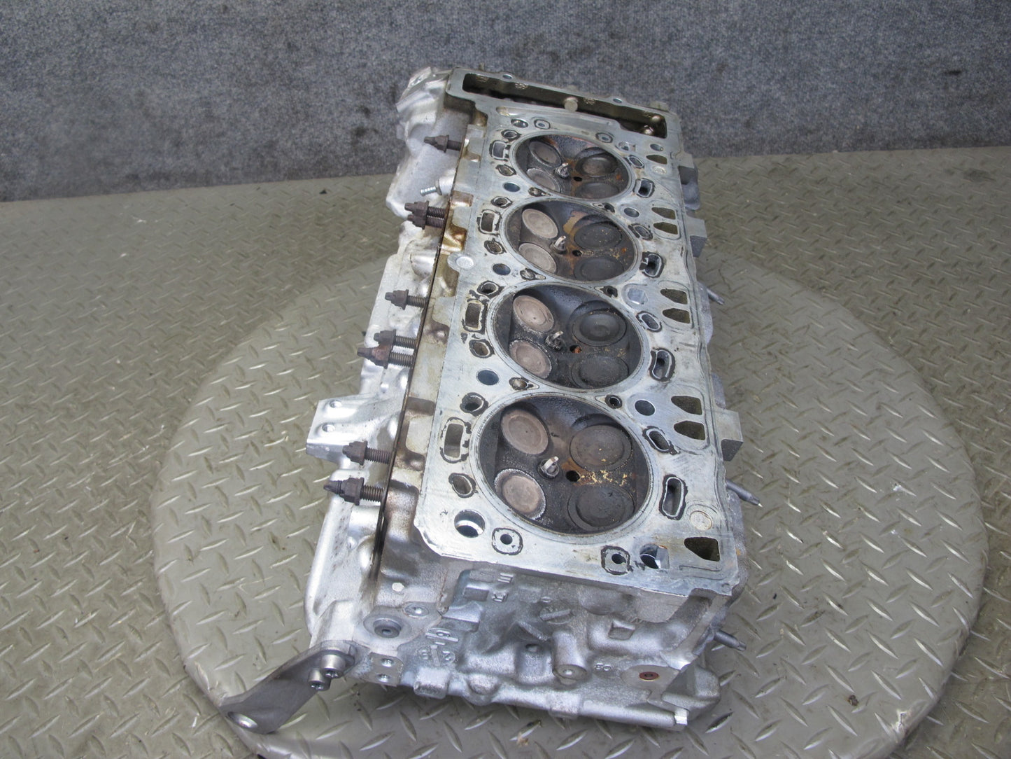 11-13 BMW F10 550i N63 Engine Motor Left Cylinder Head w Camshafts 103K OEM