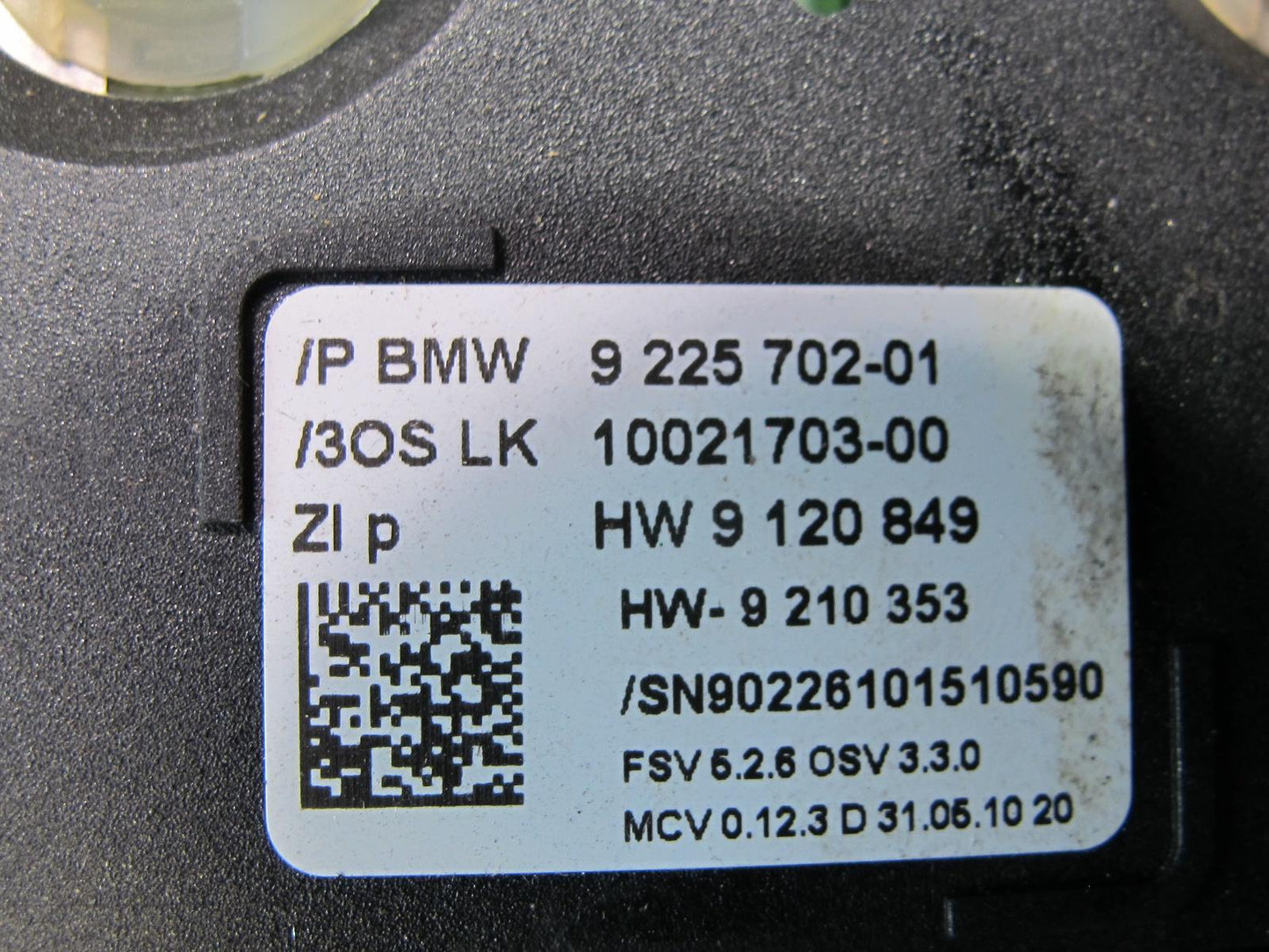 09-16 BMW E89 Z4 Front Overhead Dome Interior Light Lamp 9225702 OEM