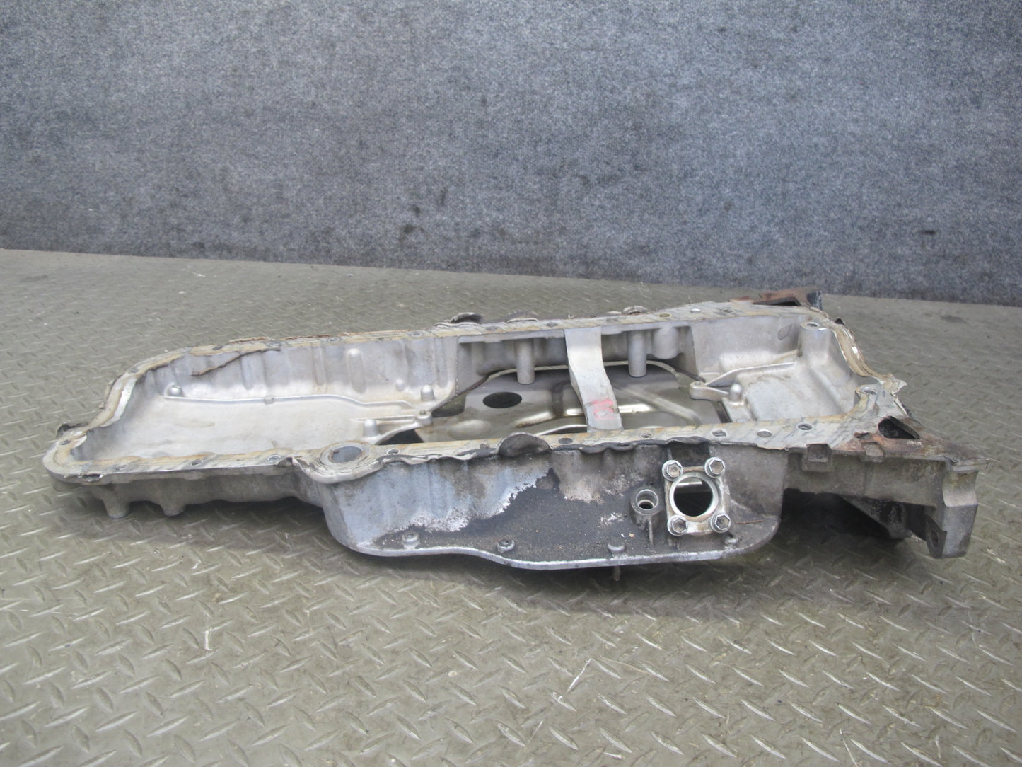 92-97 Lexus SC300 2JZGE Engine Upper Lower Oil Pan w Pick UP & Dipstick Set OEM