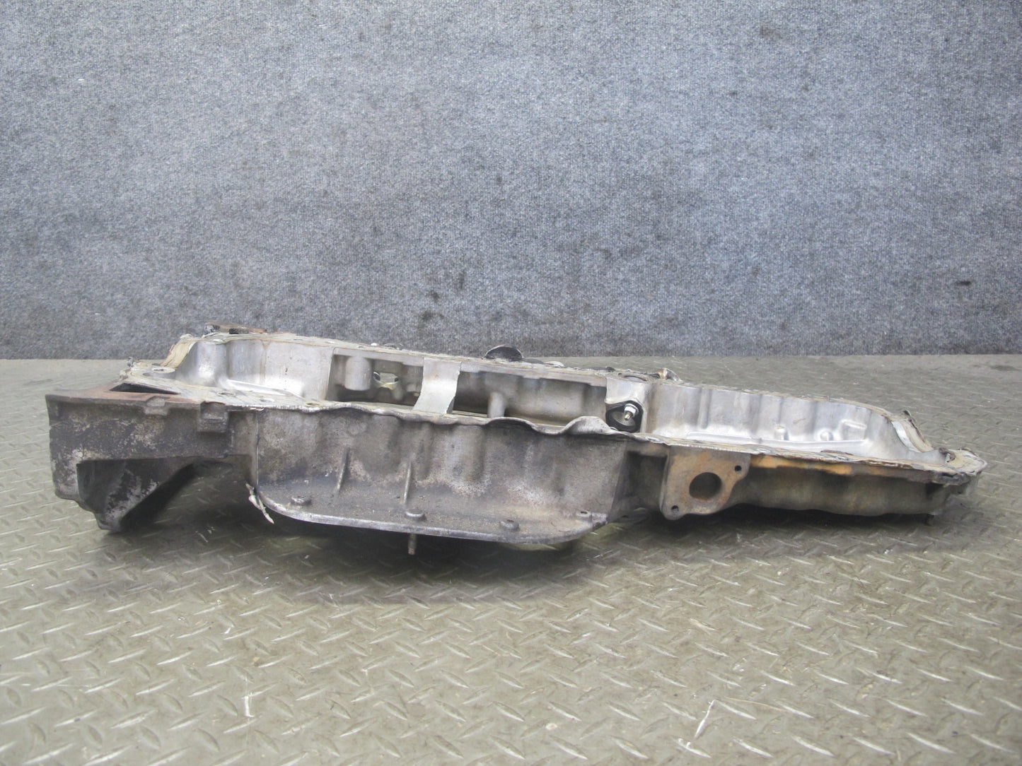 92-97 Lexus SC300 2JZGE Engine Upper Lower Oil Pan w Pick UP & Dipstick Set OEM
