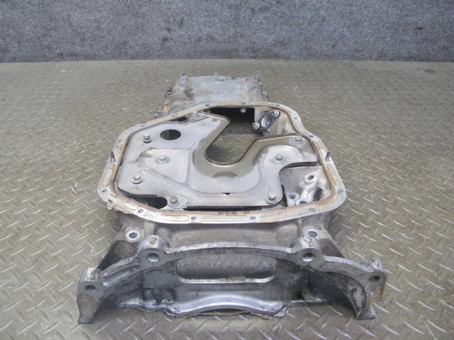 92-97 Lexus SC300 2JZGE Engine Upper Lower Oil Pan w Pick UP & Dipstick Set OEM
