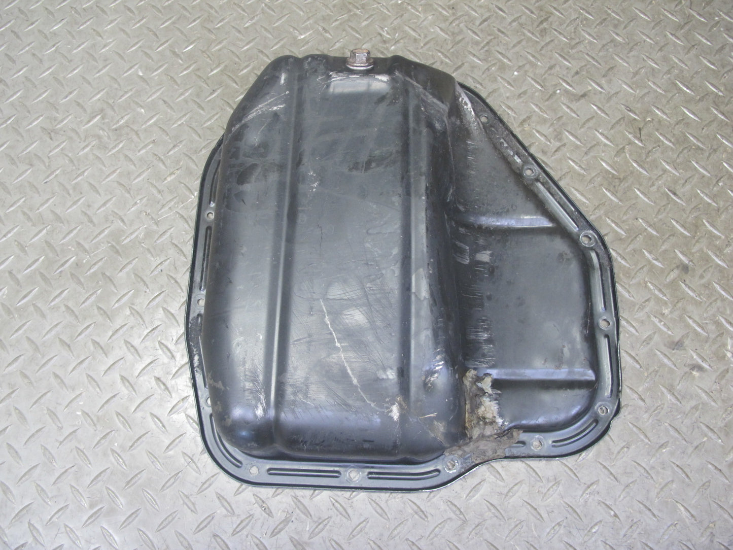 92-97 Lexus SC300 2JZGE Engine Upper Lower Oil Pan w Pick UP & Dipstick Set OEM