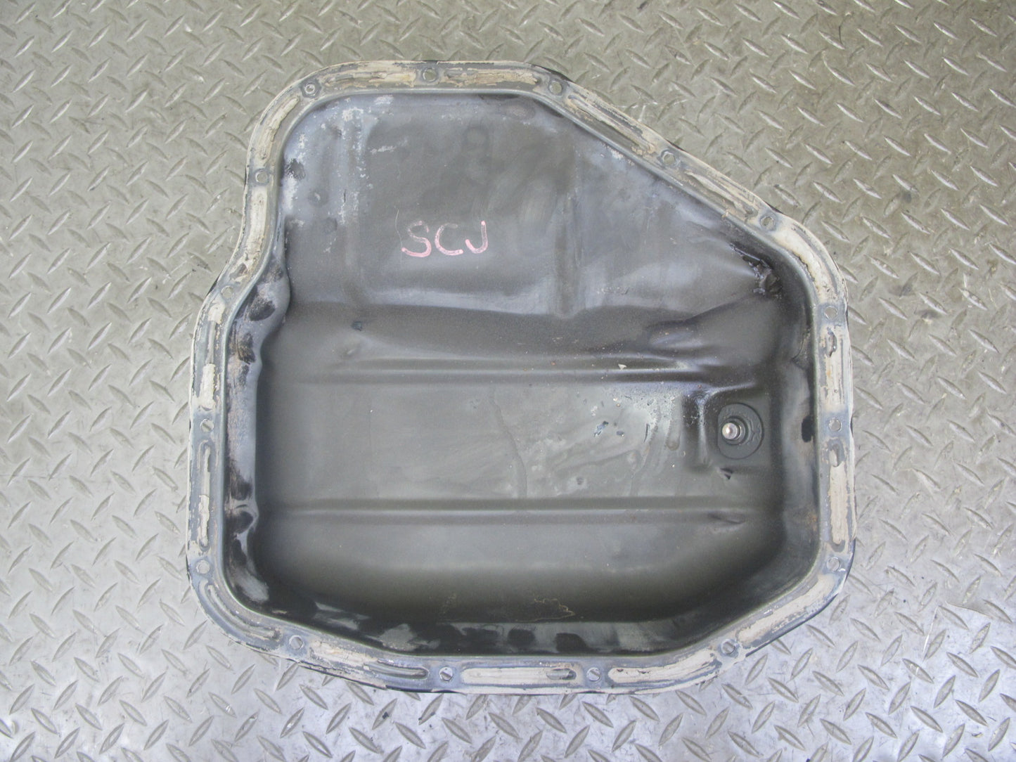 92-97 Lexus SC300 2JZGE Engine Upper Lower Oil Pan w Pick UP & Dipstick Set OEM