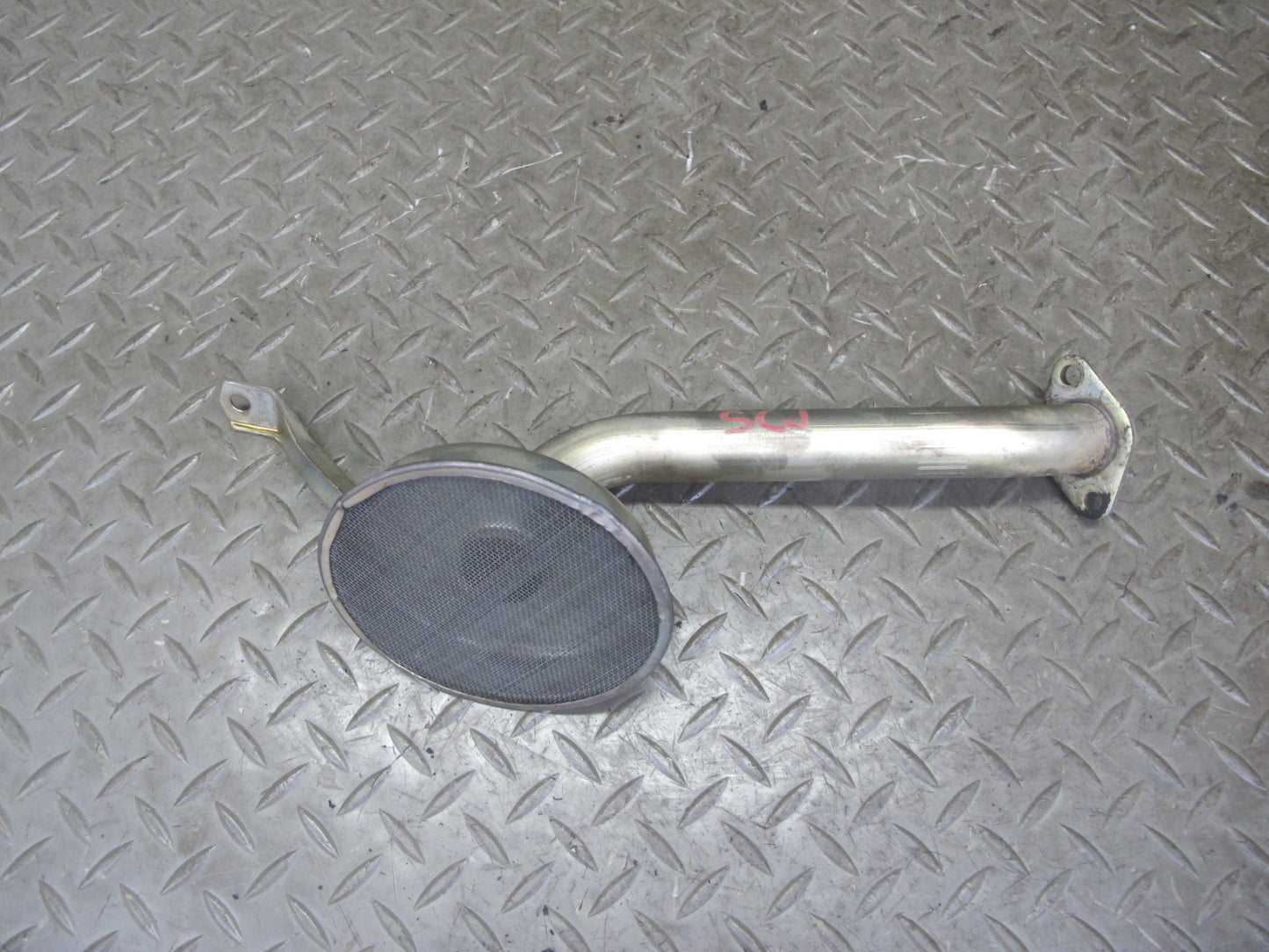 92-97 Lexus SC300 2JZGE Engine Upper Lower Oil Pan w Pick UP & Dipstick Set OEM