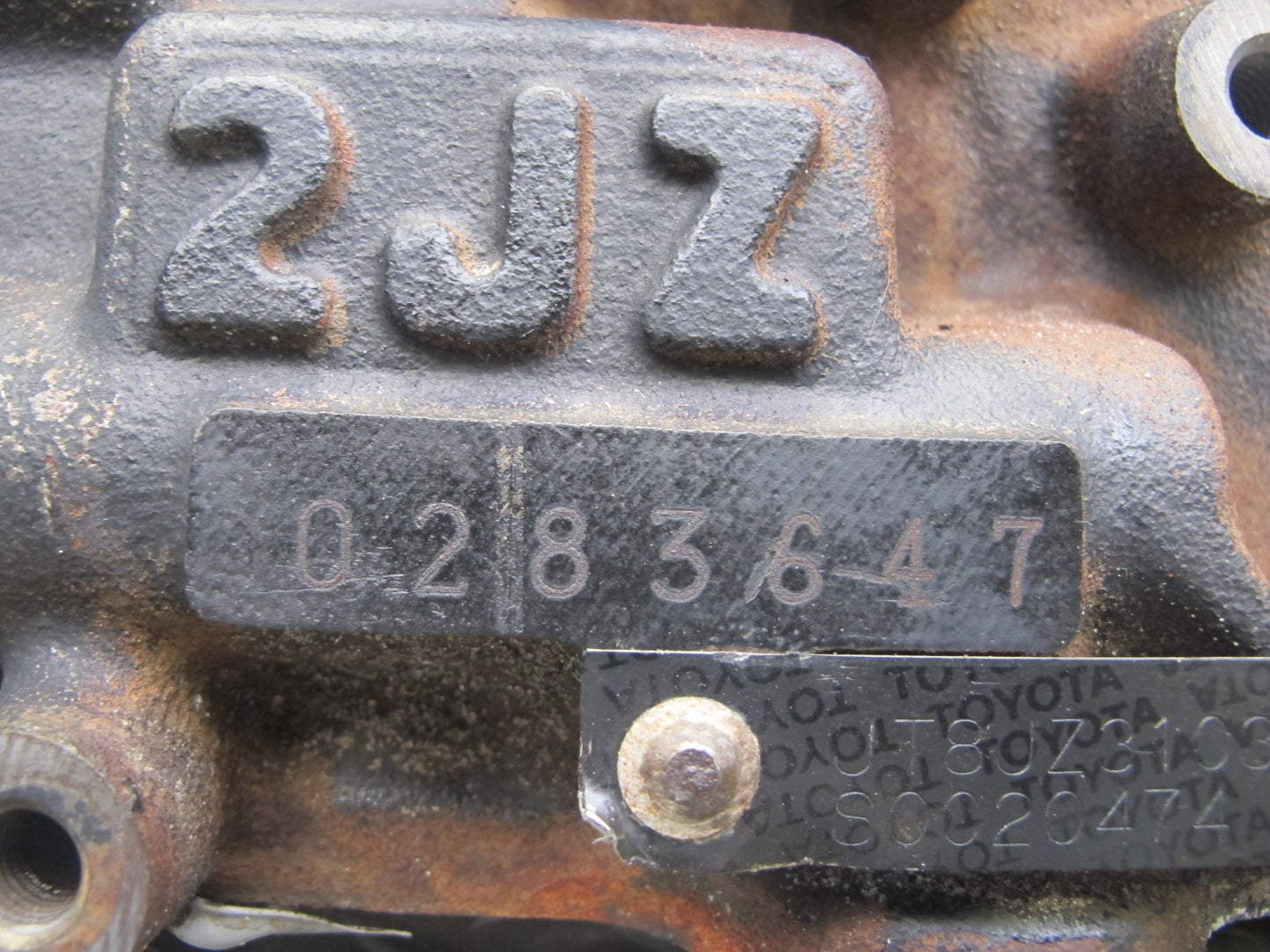 92-97 Lexus JZZ31L SC300 3.0L 2JZGE Engine Motor Cylinder Block Assembly OEM
