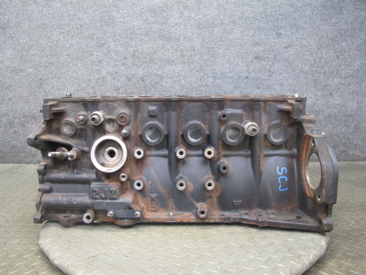 92-97 Lexus JZZ31L SC300 3.0L 2JZGE Engine Motor Cylinder Block Assembly OEM
