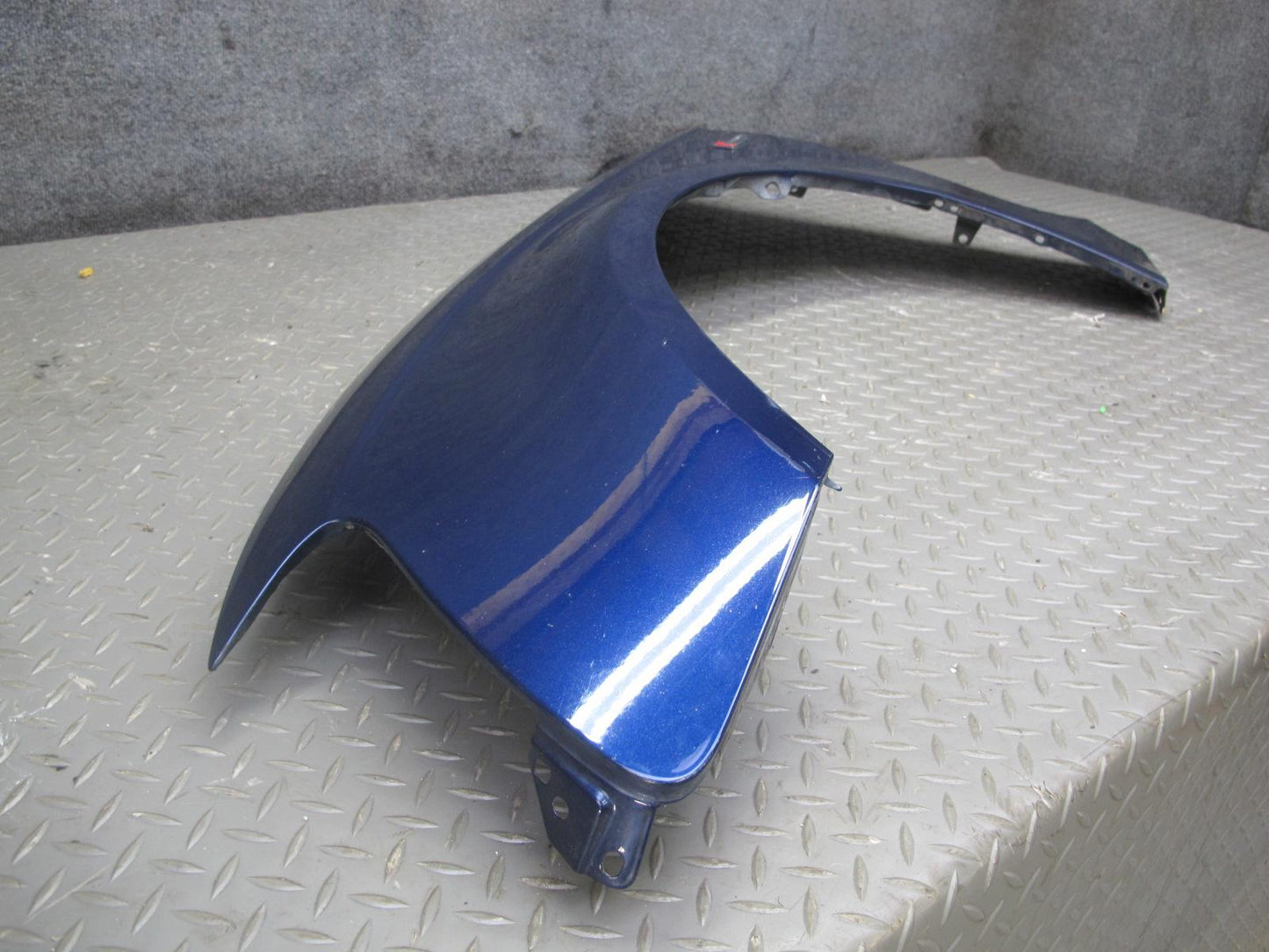 13-16 Audi B8 A4 S4 Front Left Fender Shell Cover Panel Blue OEM