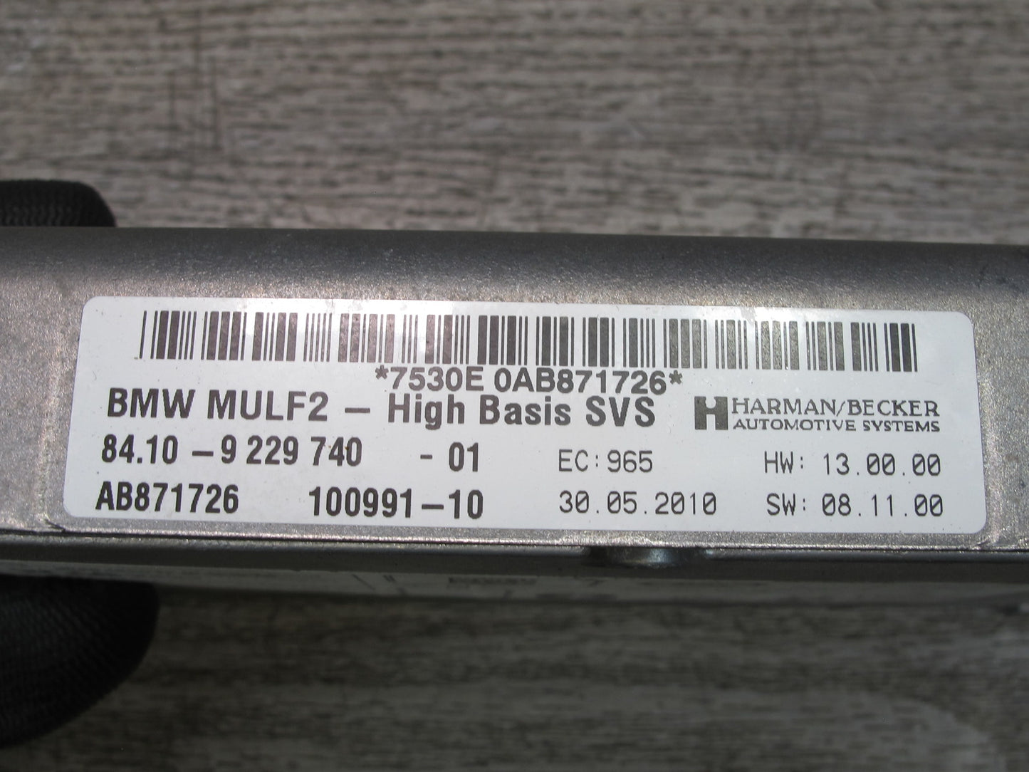 09-11 BMW E89 Z4 Radio Bluetooth Communication Control Module 9229740 OEM