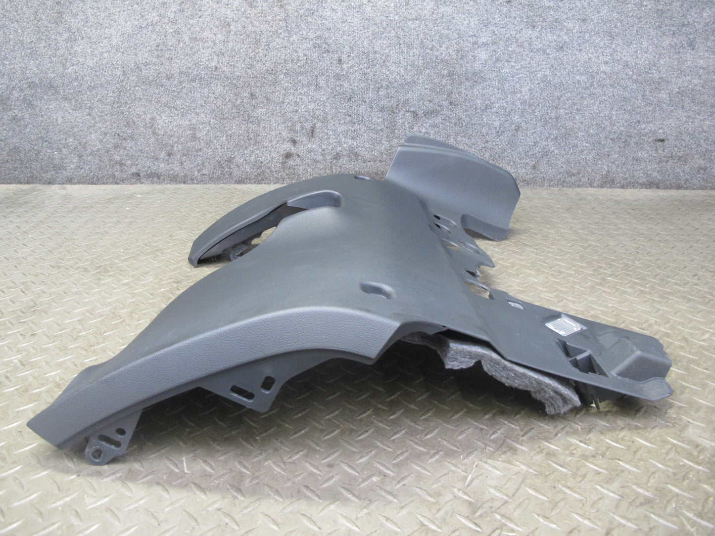 10-16 Audi A4 S4 B8 Dash Left Lower Knee Trim Cover Panel Black 8K1880301B OEM