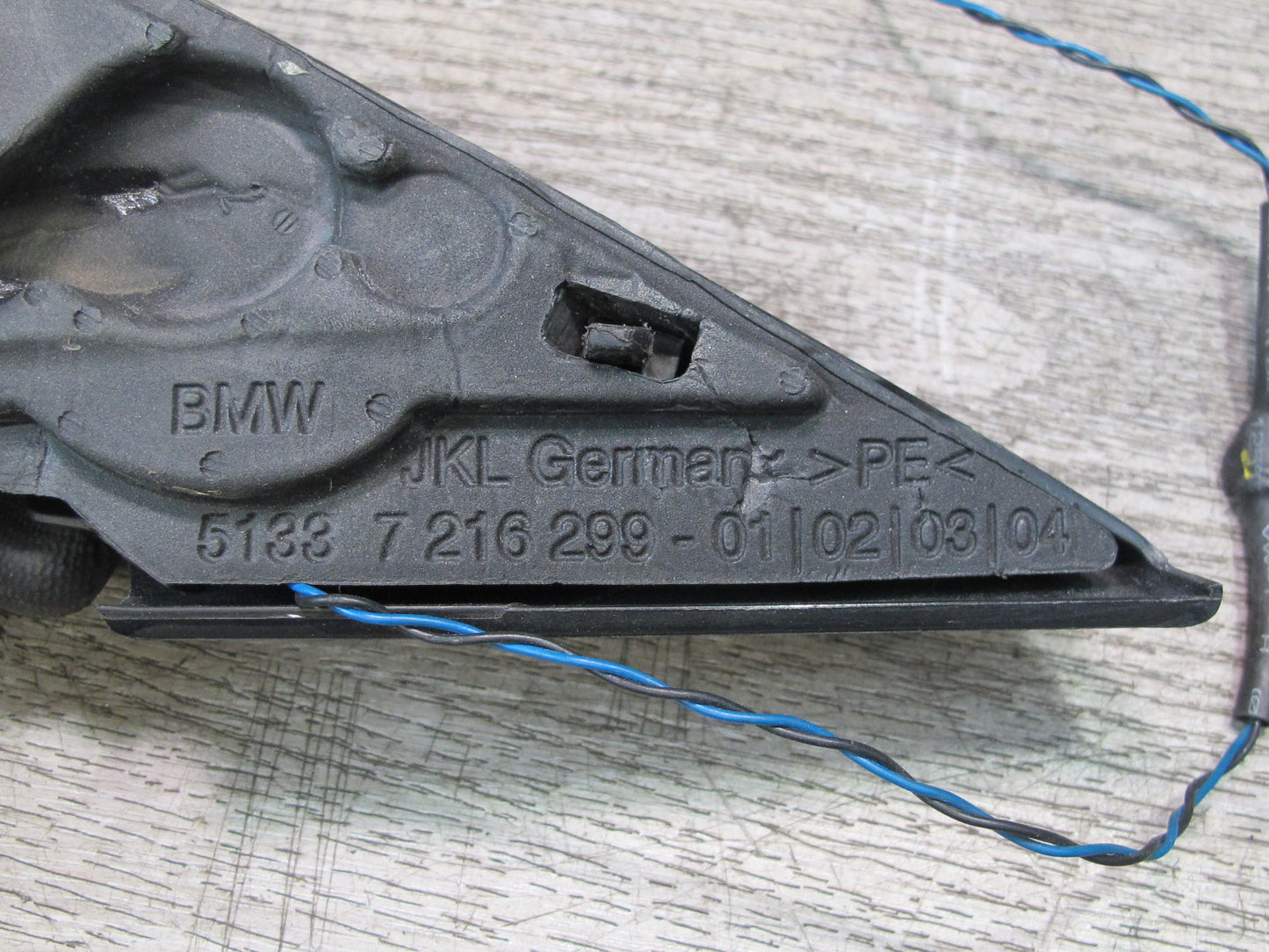 09-16 BMW E89 Z4 Set of 2 Left & Right Door Tweeter Speaker Trim Panel OEM