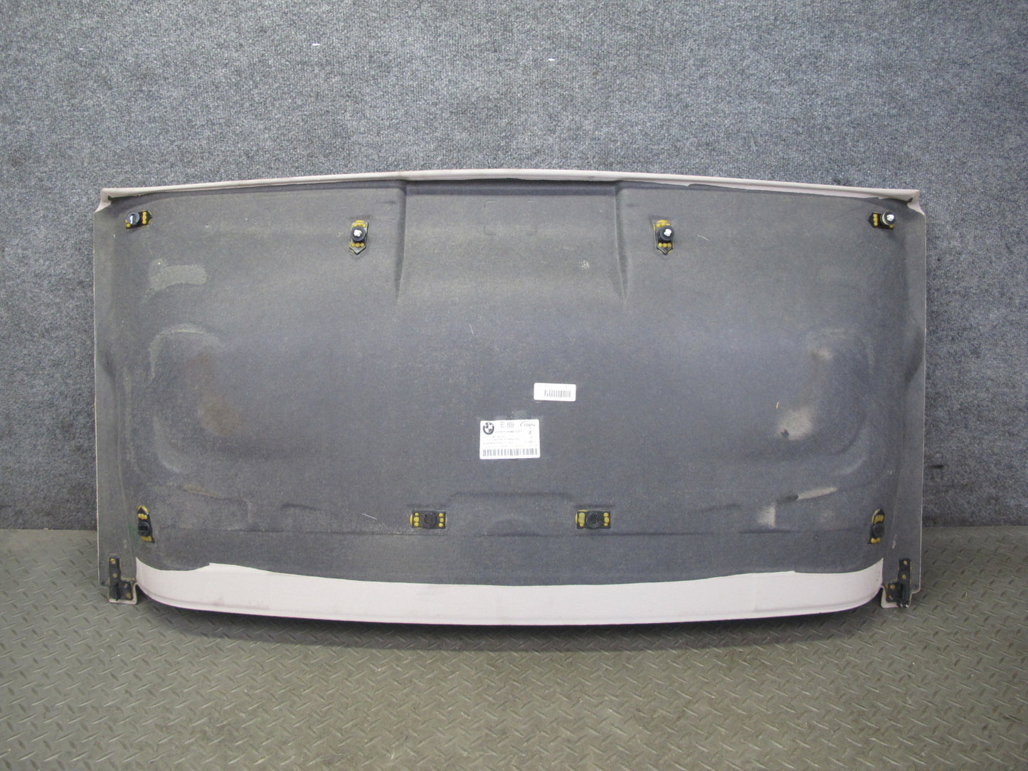 09-16 BMW E89 Z4 Convertible Set of 2 TOP Roof Trim Cover Panel Beige OEM