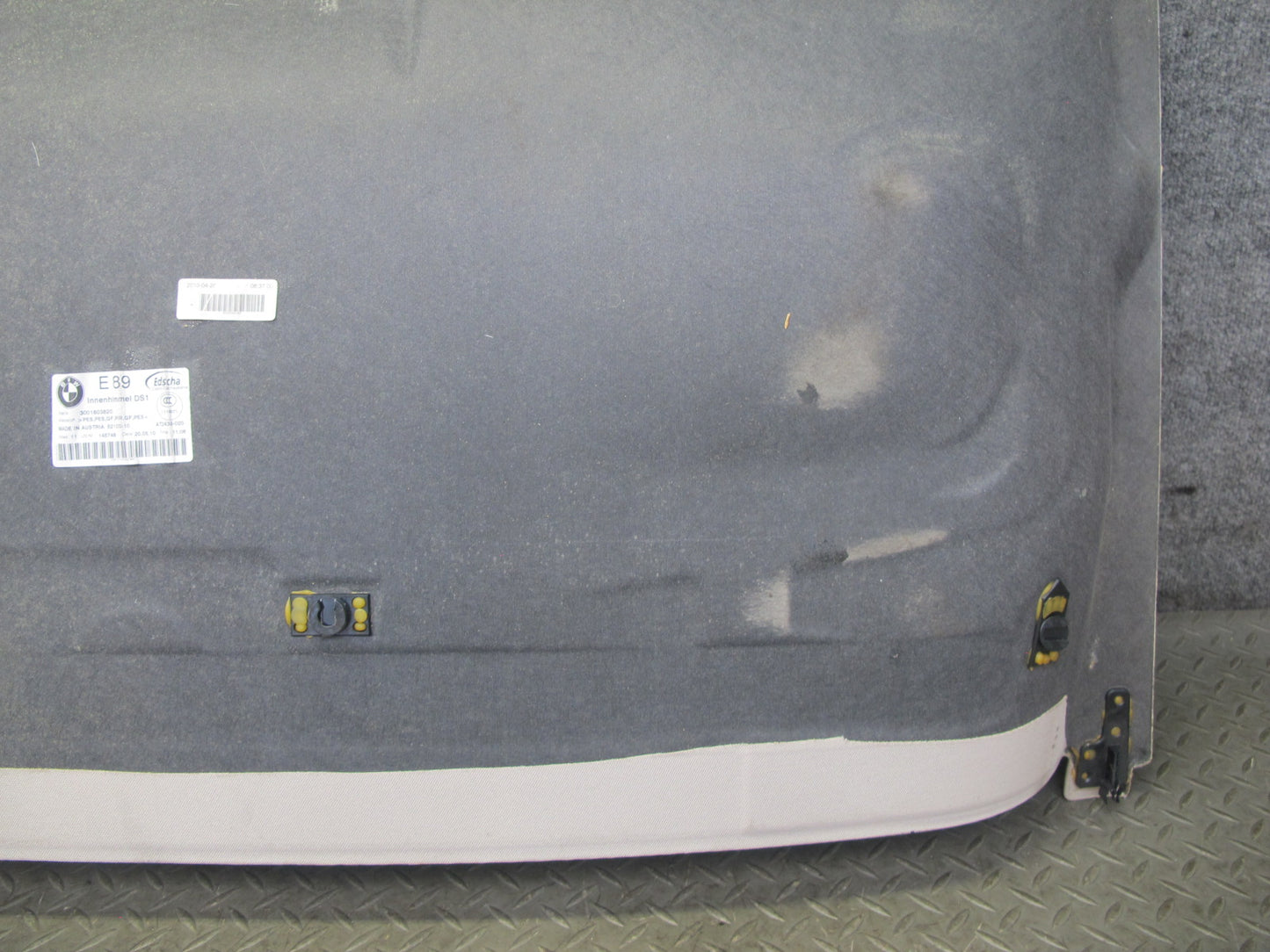 09-16 BMW E89 Z4 Convertible Set of 2 TOP Roof Trim Cover Panel Beige OEM