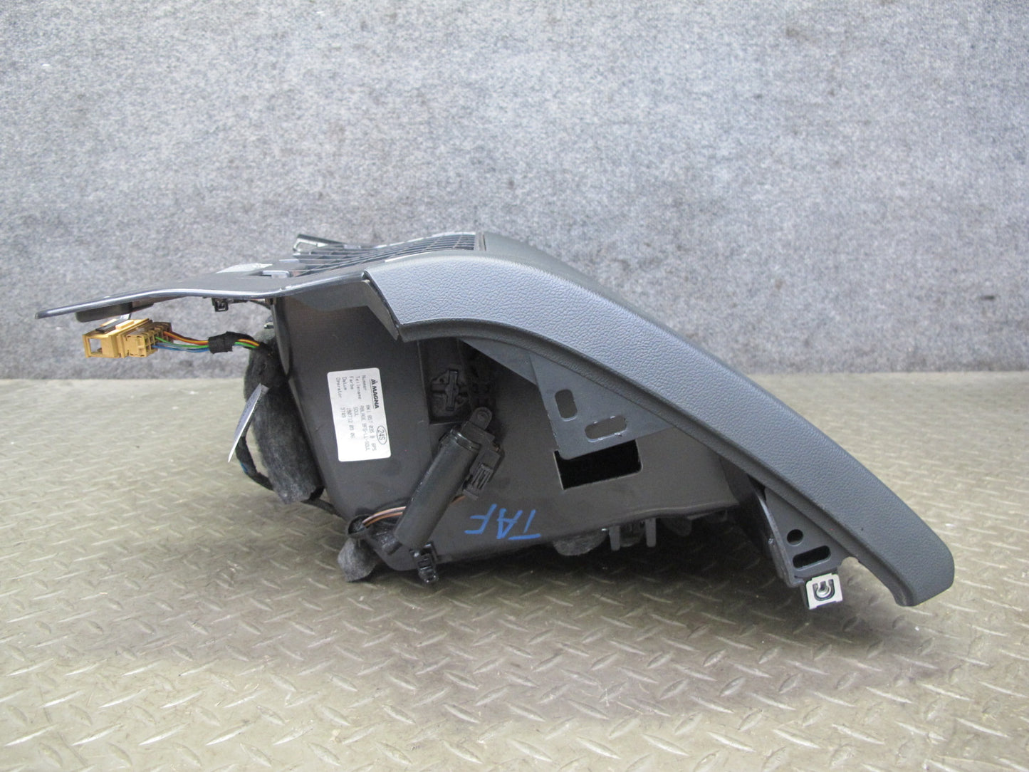 10-16 Audi A4 S4 B8 Dashboard Right Glove Box Storage Compartment Black Assy OEM