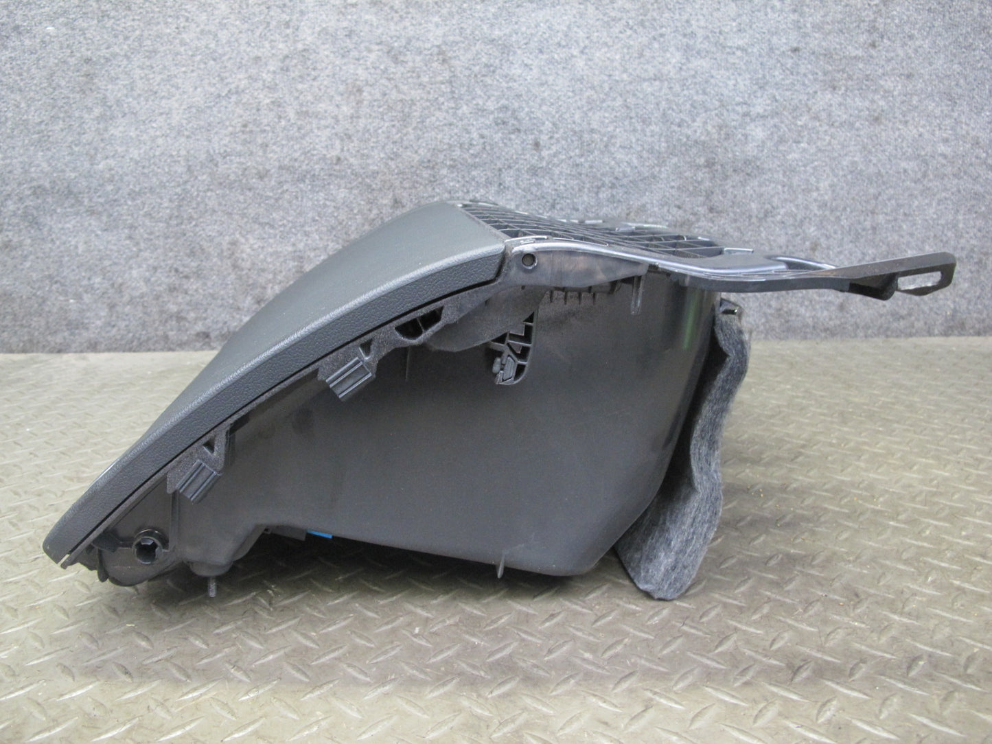 10-16 Audi A4 S4 B8 Dashboard Right Glove Box Storage Compartment Black Assy OEM