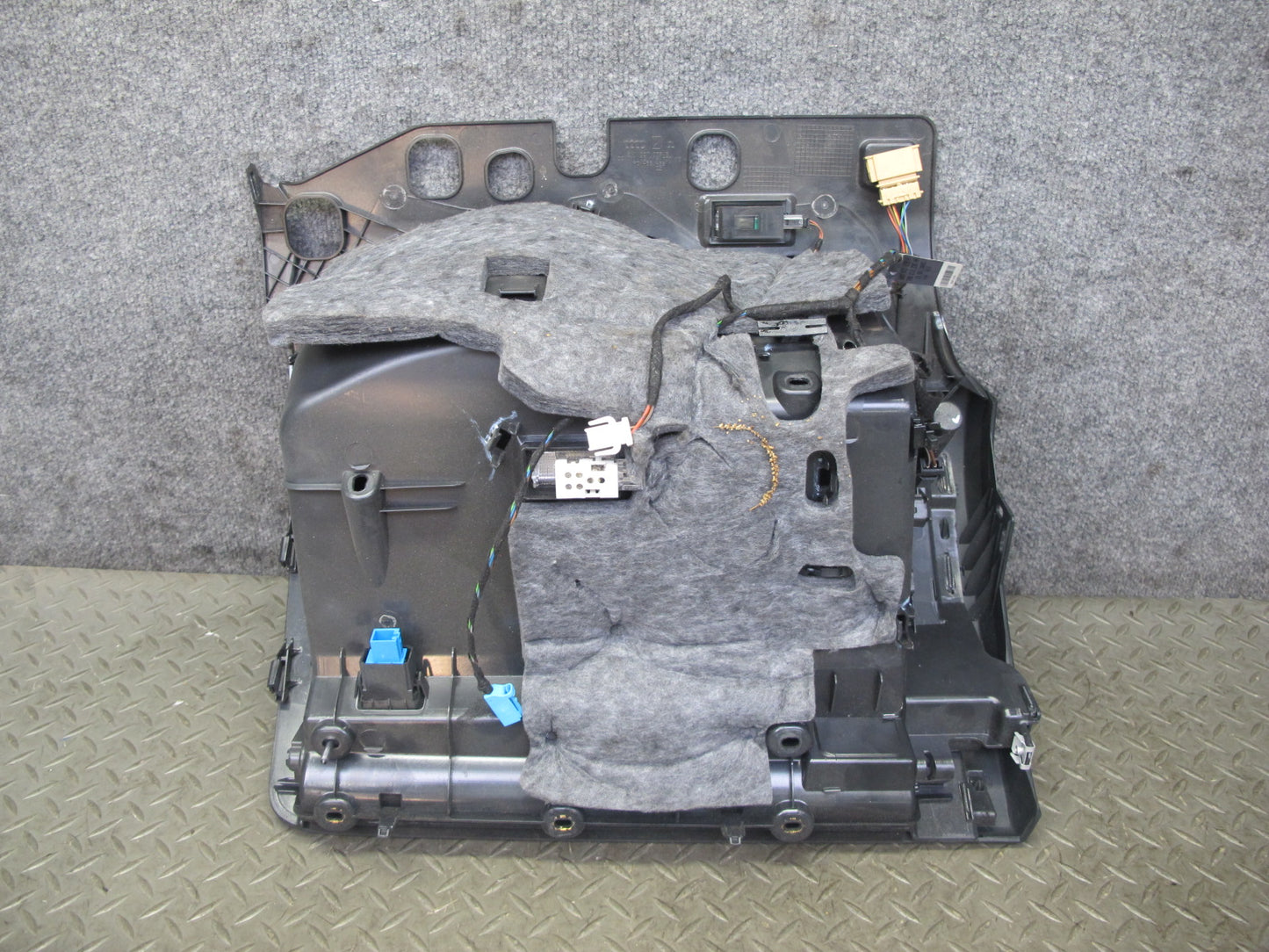 10-16 Audi A4 S4 B8 Dashboard Right Glove Box Storage Compartment Black Assy OEM