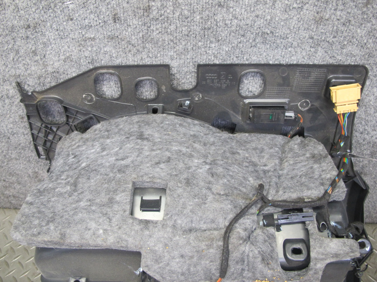 10-16 Audi A4 S4 B8 Dashboard Right Glove Box Storage Compartment Black Assy OEM