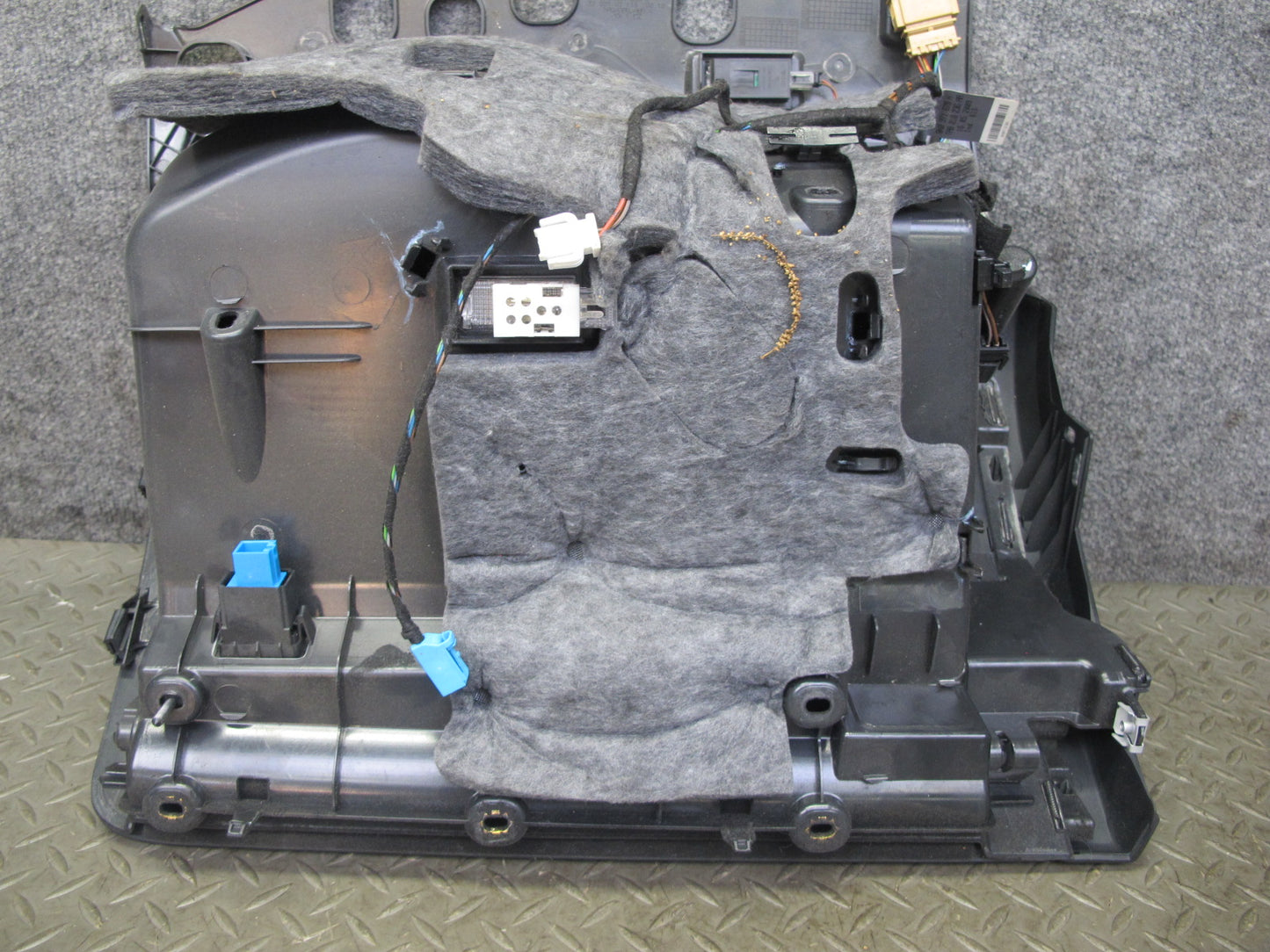 10-16 Audi A4 S4 B8 Dashboard Right Glove Box Storage Compartment Black Assy OEM