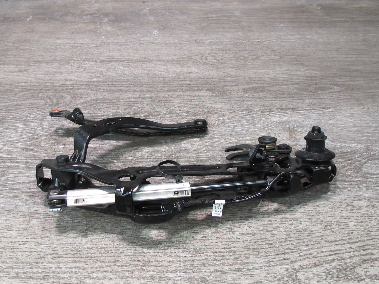 09-16 BMW E89 Z4 Convertible Rear Left TOP Roof Hinge w Shock Support OEM