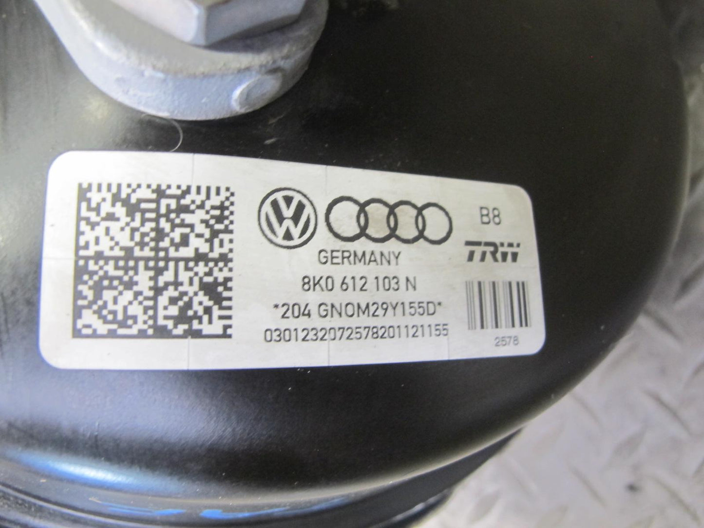 13-16 Audi S5 S4 Brake Master Cylinder Booster Fluid Reservoir OEM