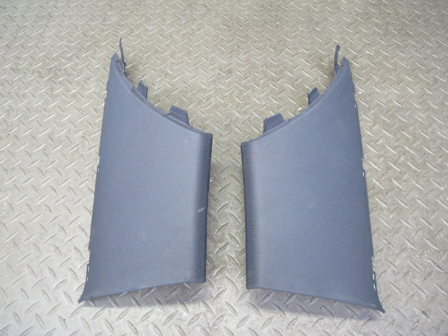 10-16 Audi B8 A4 S4 Sedan Set of 8 Interior Pillar Trim Cover Panel Black OEM