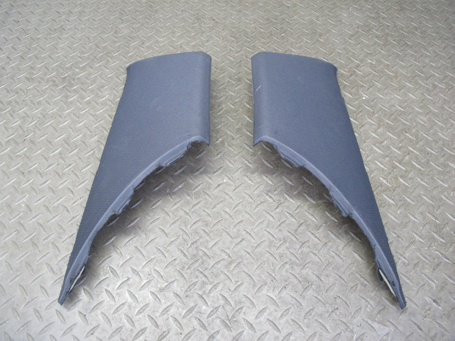 10-16 Audi B8 A4 S4 Sedan Set of 8 Interior Pillar Trim Cover Panel Black OEM