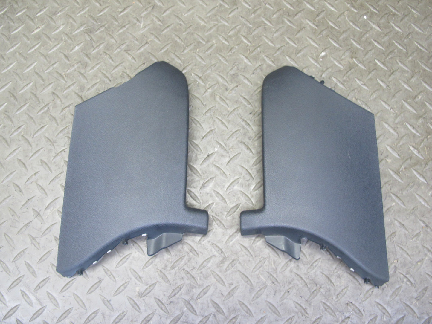 10-16 Audi B8 A4 S4 Sedan Set of 8 Interior Pillar Trim Cover Panel Black OEM