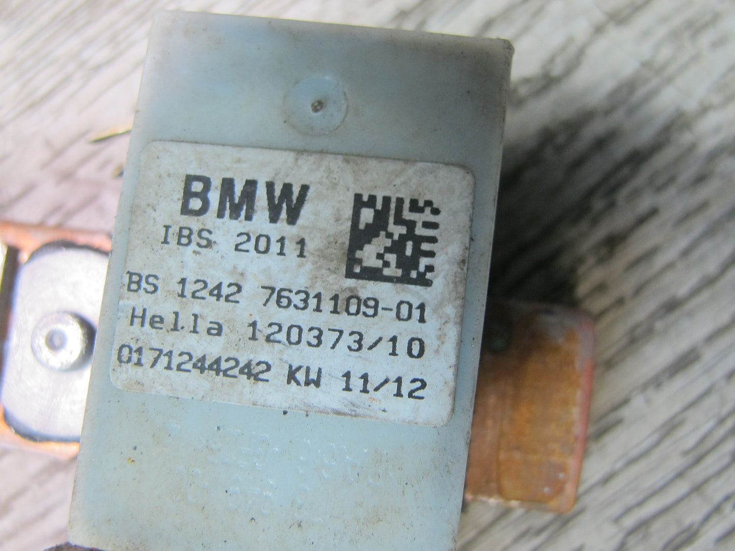 12-18 BMW F30 335i Negative Battery Cable 7631109 OEM