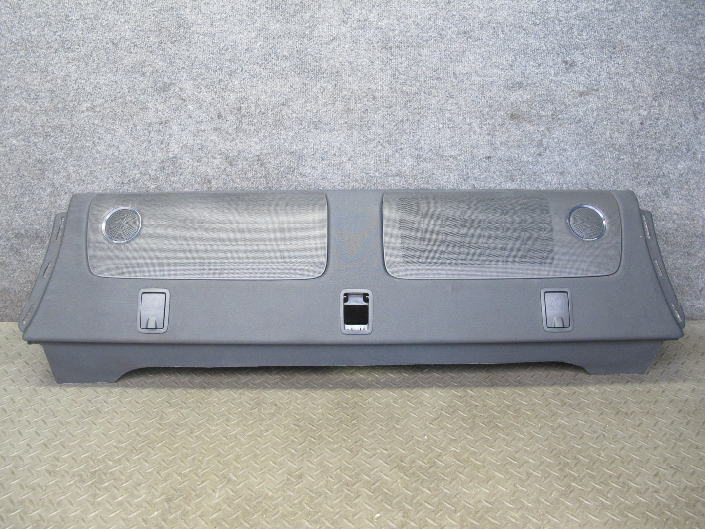 13-14 Audi B8 A4 S4 Sedan Rear Deck Parcel Shelf Cover Panel Black OEM