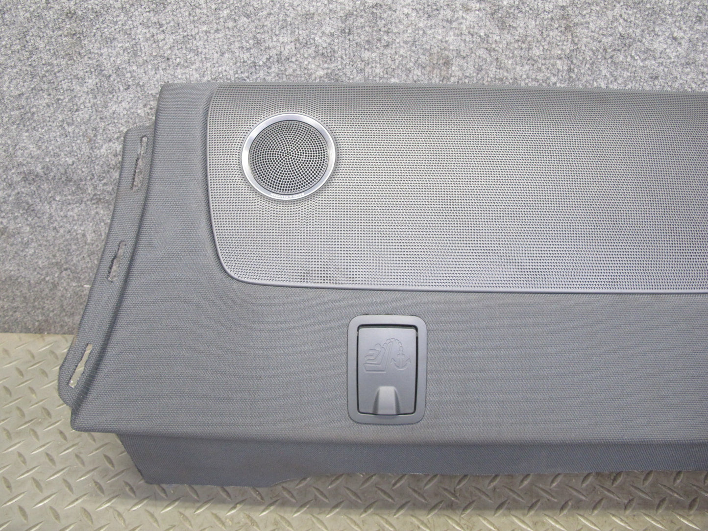 13-14 Audi B8 A4 S4 Sedan Rear Deck Parcel Shelf Cover Panel Black OEM