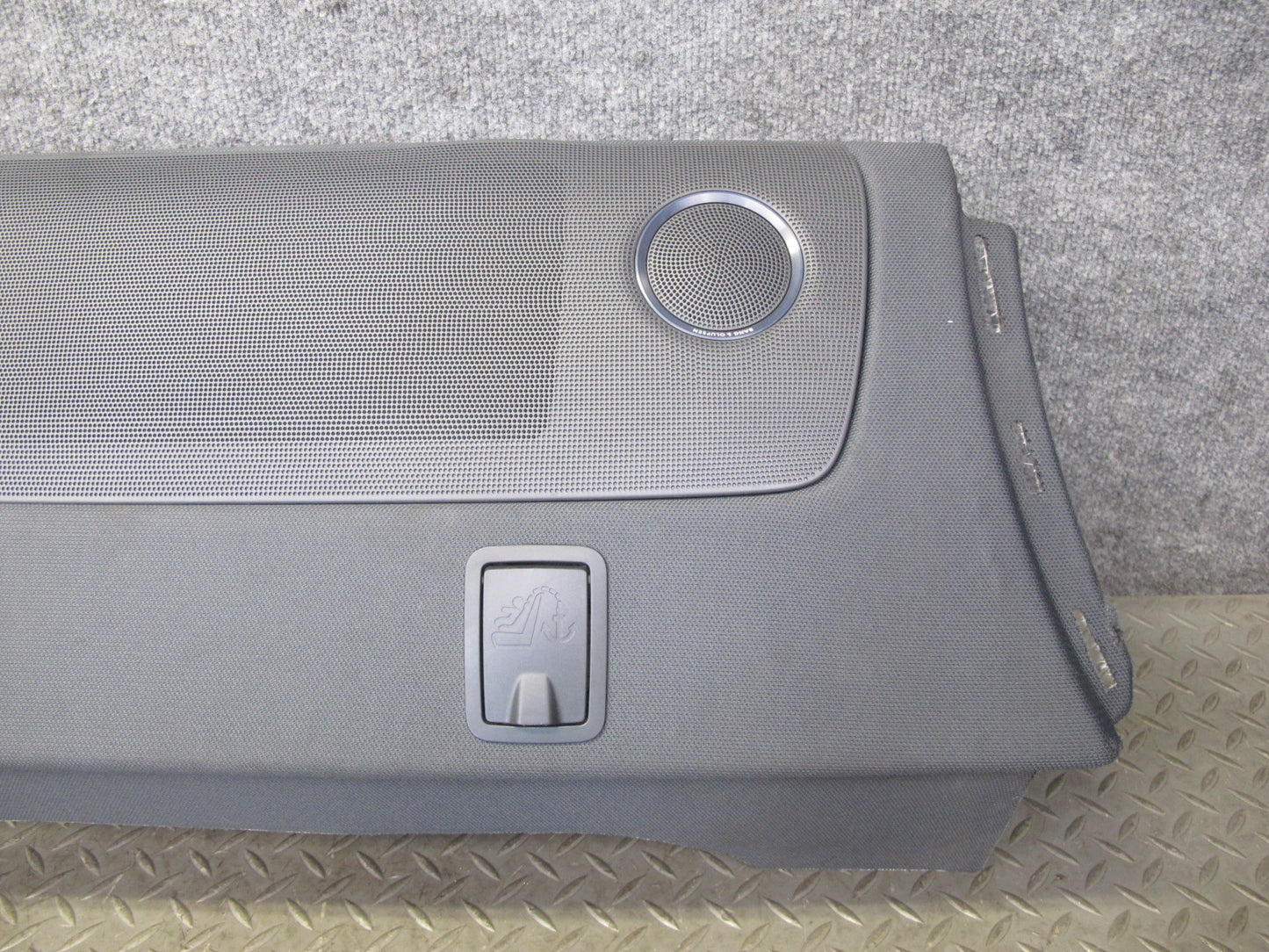 13-14 Audi B8 A4 S4 Sedan Rear Deck Parcel Shelf Cover Panel Black OEM