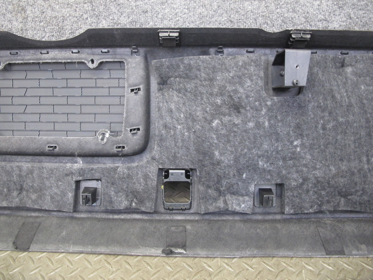 13-14 Audi B8 A4 S4 Sedan Rear Deck Parcel Shelf Cover Panel Black OEM