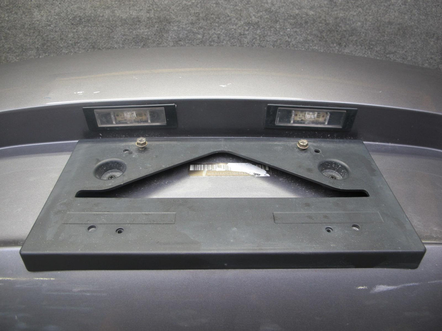 09-16 BMW E89 Z4 3.0L N54 Rear Bumper Cover Space Gray OEM