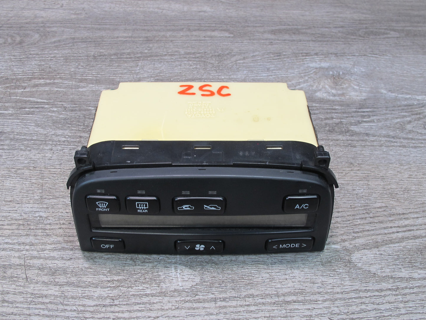 92-00 Lexus JZZ31L SC400 SC300 A/C Heater Climate Control Switch Panel OEM