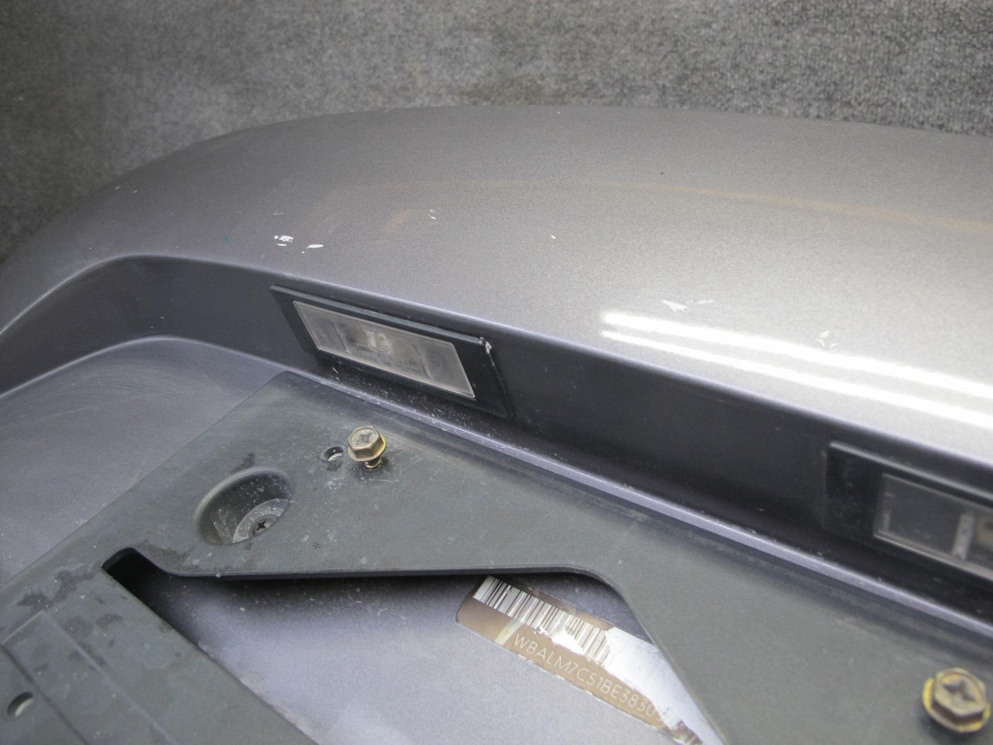 09-16 BMW E89 Z4 3.0L N54 Rear Bumper Cover Space Gray OEM