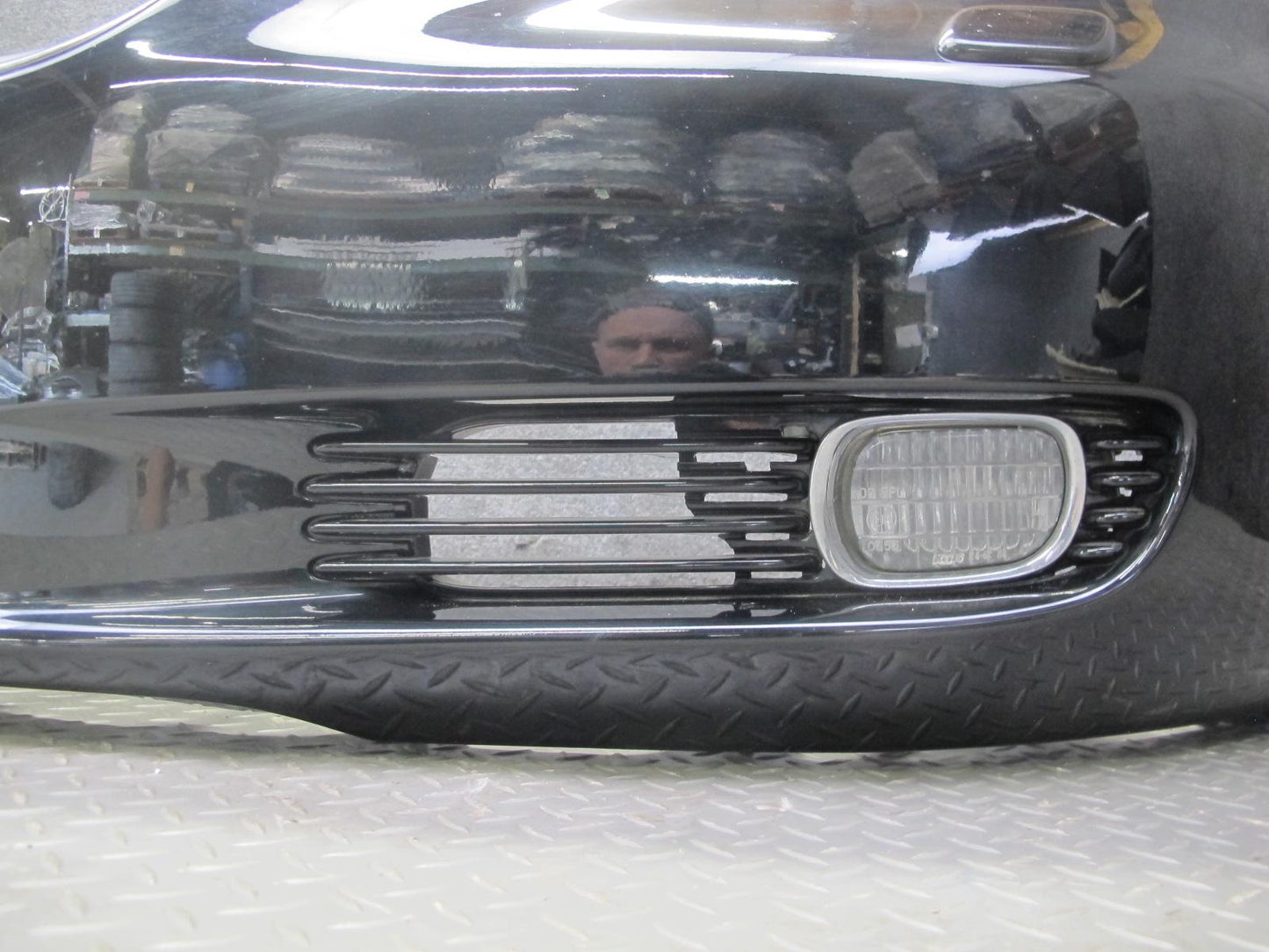 02-05 Lexus Z40 SC430 Front Bumper Cover Panel Black w Fog Lights & Washer OEM