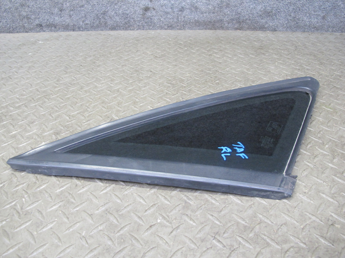 10-16 Audi A4 S4 B8 Sedan Rear Left Quarter Glass Window OEM
