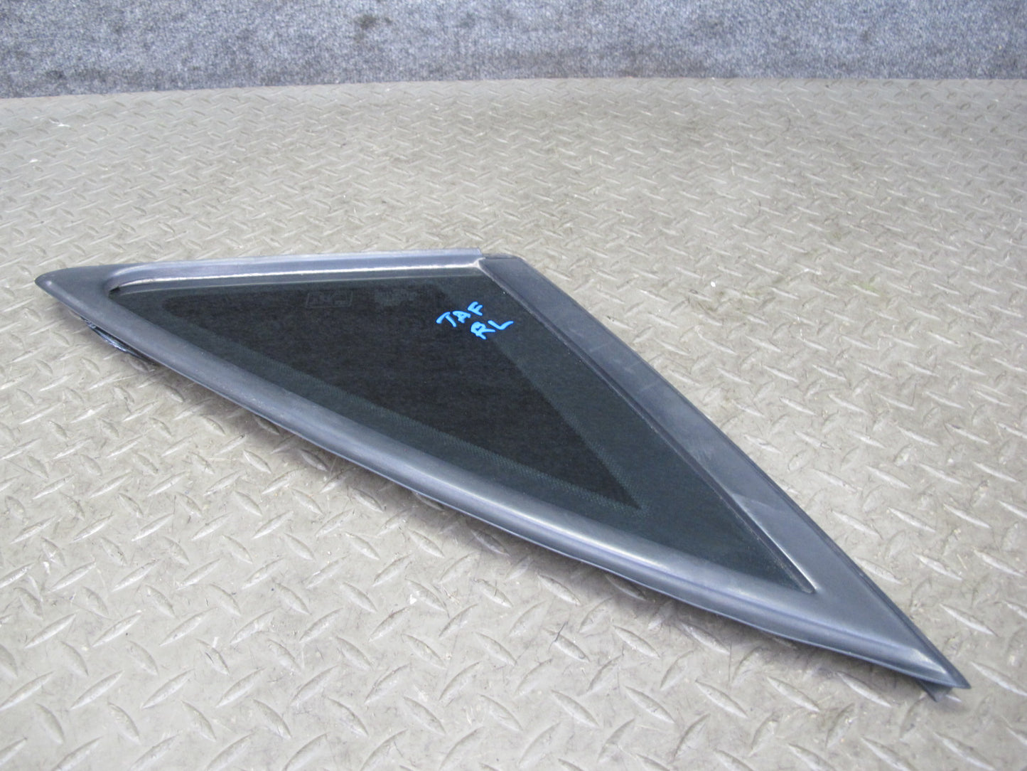 10-16 Audi A4 S4 B8 Sedan Rear Left Quarter Glass Window OEM