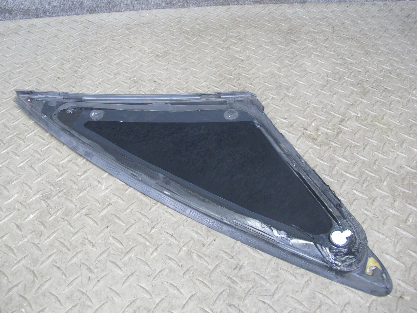 10-16 Audi A4 S4 B8 Sedan Rear Left Quarter Glass Window OEM