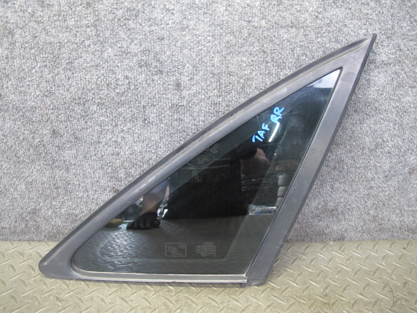 10-16 Audi A4 S4 B8 Sedan Rear Right Quarter Glass Window OEM