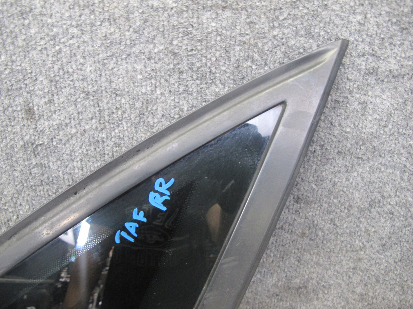 10-16 Audi A4 S4 B8 Sedan Rear Right Quarter Glass Window OEM