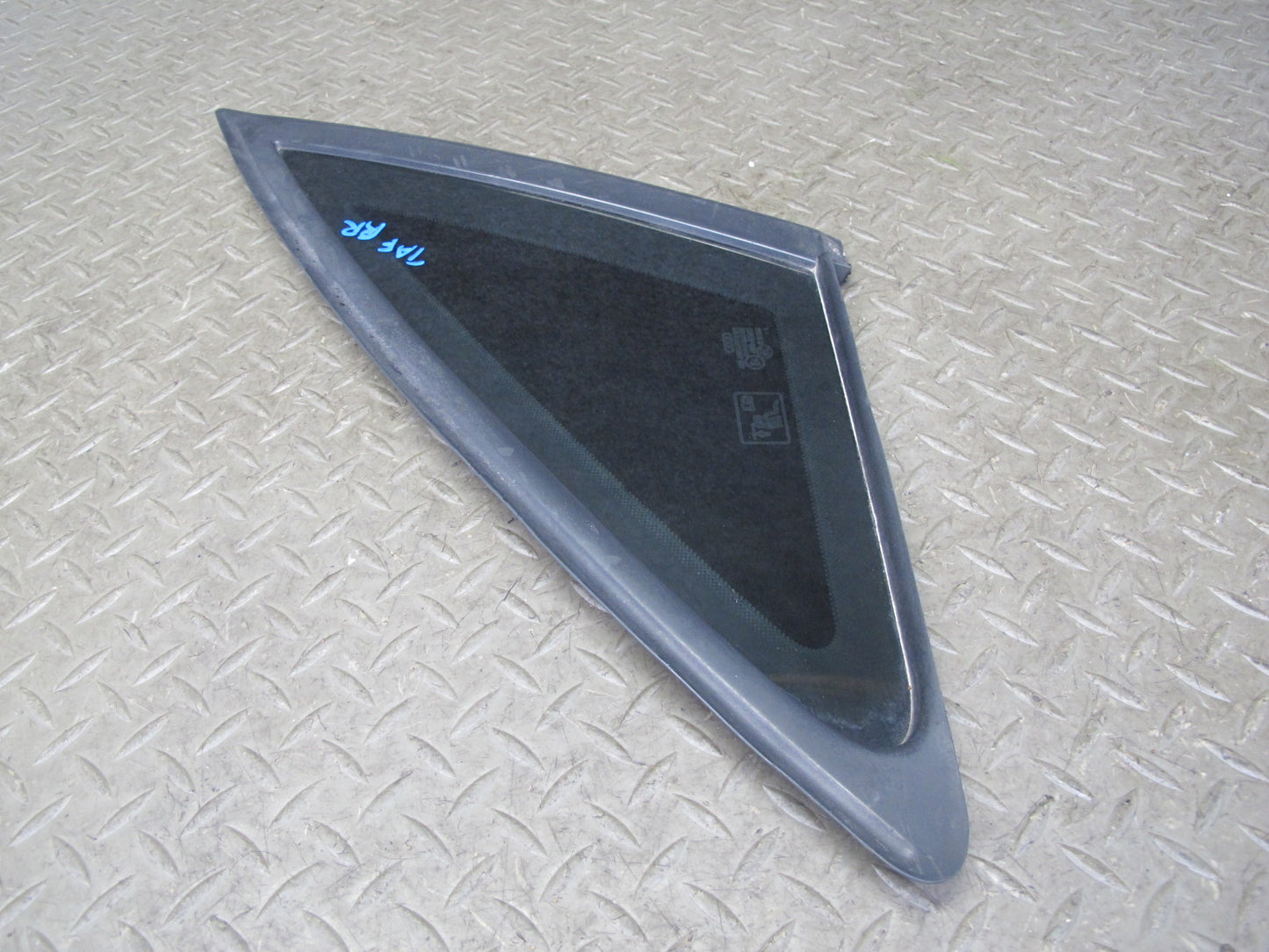 10-16 Audi A4 S4 B8 Sedan Rear Right Quarter Glass Window OEM