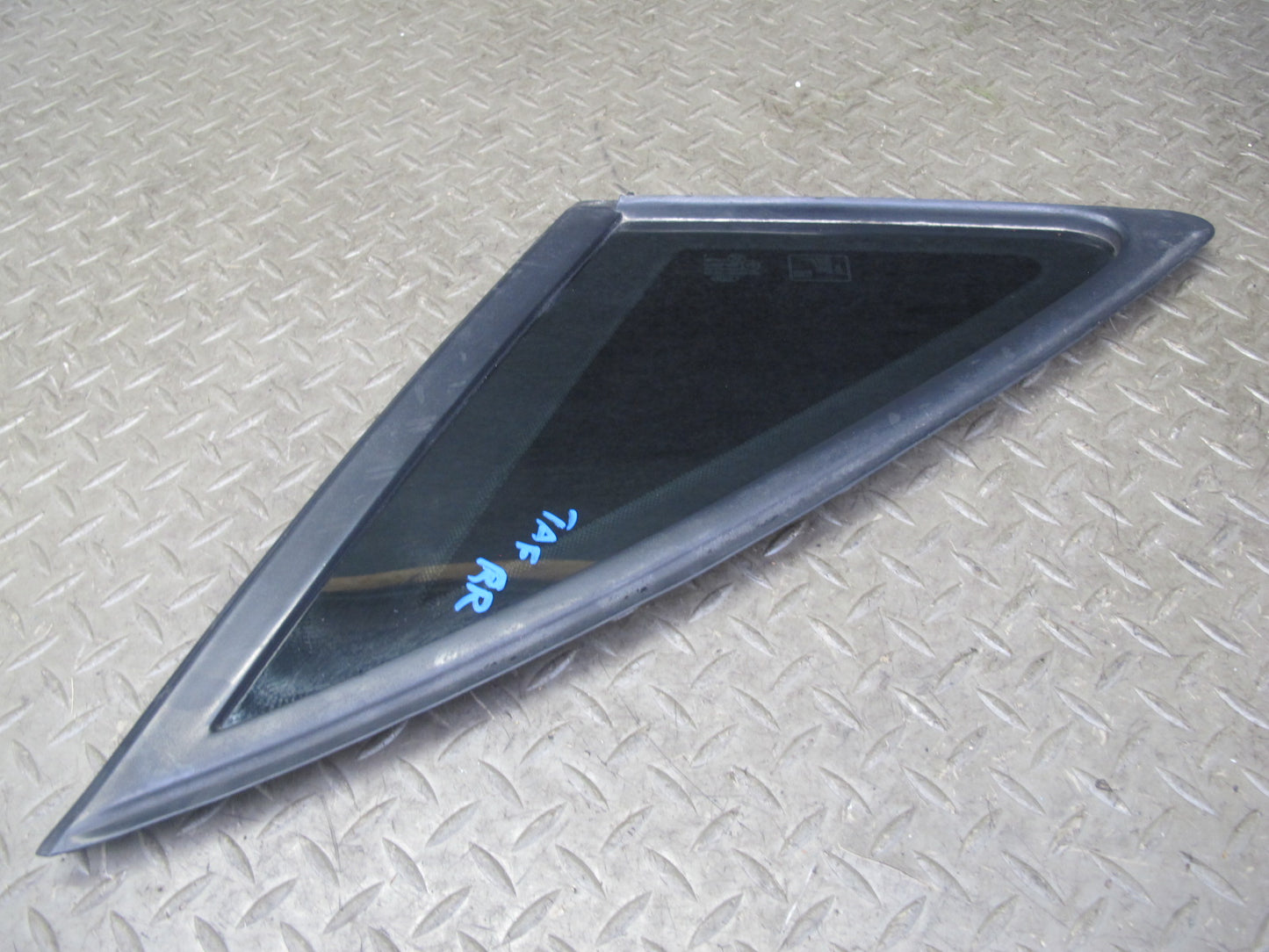 10-16 Audi A4 S4 B8 Sedan Rear Right Quarter Glass Window OEM
